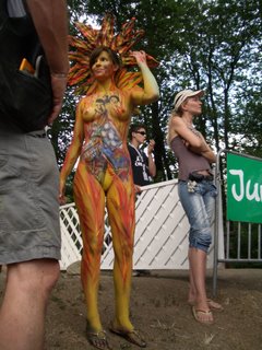Pictures from 2006 body painting festival Austria